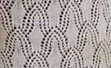 Gothic Arches Lace Knitting Stitch