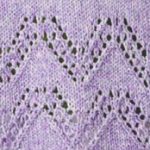 Lace Chevron Knitting Stitch