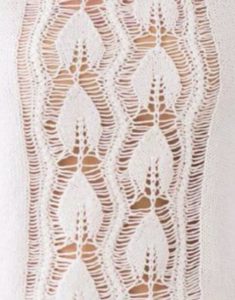 Leaf Drop Stitch Knitting Pattern
