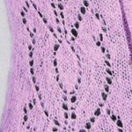 Shield Lace Panel Knitting Stitch