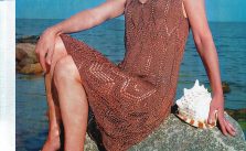 Short Summer Lace Dress Knitting Pattern