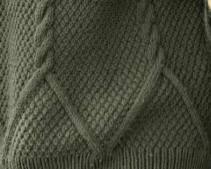 Upside Down V into a Cable Knit Stitch chart