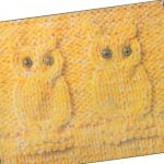 Knit Cable Owl Pattern to Knit Chart