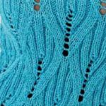 Double Rib and Lace Knitting Stitch
