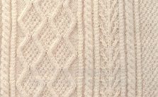 Japanese Cable Panel Knitting Stitch Chart