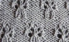 Bouquet Lace Knitting Stitch