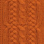 Braid and Cable Panel Free Knit Stitch