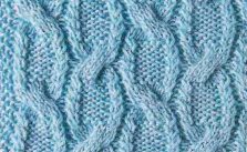 Chain Like Cable Knitting Stitch Free Chart