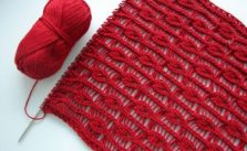 Openwork Tears Free Knitting Stitch