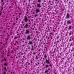 Zig Zag, Texture and Lace Knit Stitch