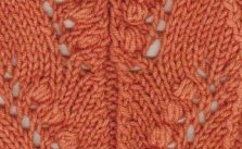 Bobble Lace Stitch Knitting