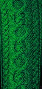 Cable and Rope Knitting Stitch