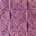 Diamonds and Crosses Knit Stitch