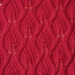 Flames Knitting Stitch