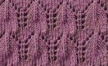 Lace Arch Knitting Stitch