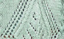 Large Diamond Lace Panel Knit Stitch