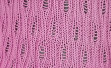 Snowshoe Knitting Stitch Pattern