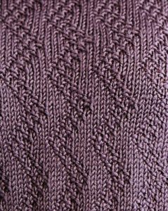 Zig Zag Moss Stitch Knit Pattern - Knitting Kingdom