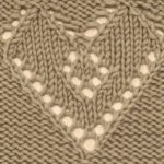 Lace Heart Knitting Stitch Free