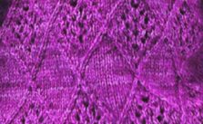 Lattice and Lace Knitting Stitch