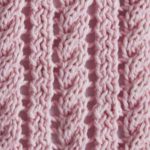 Rope and Eyelet Knitting Stitch