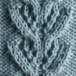 Waves in Cables and Lace Knitting Stitch