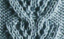 Waves in Cables and Lace Knitting Stitch