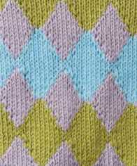 Intarsia Argyle Knitting Stitch