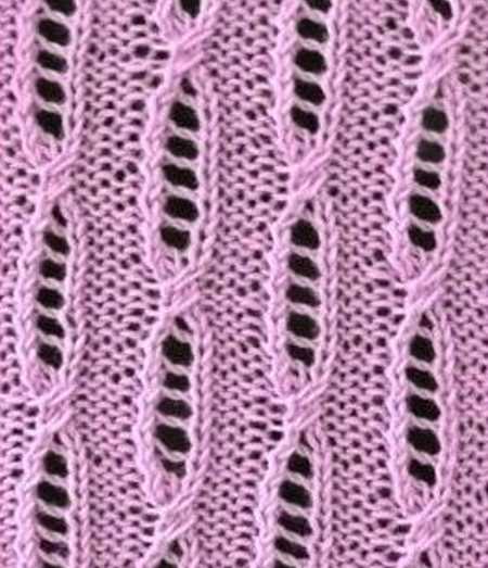 Candy Lace Knitting Stitch