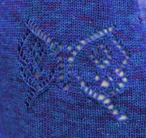 Lace Butterfly Panel Knitting