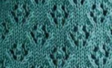 Lace Disc Free Knitting Stitch