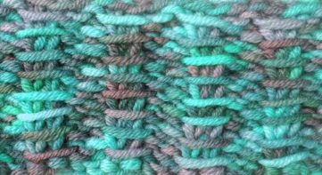Rib Stitch for Variegated Yarn