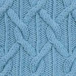 Continuous Cable Knitting Stitch