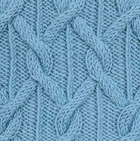 Continuous Cable Knitting Stitch