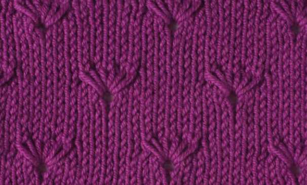 Ornamental Daisy Stitch Knitting