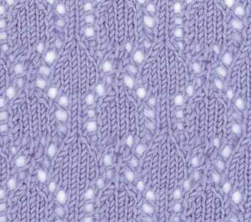 Lace Drops Knitting Stitch