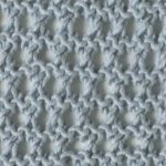 Ridged Eyelet Stitch Free Knitting