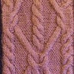 Rope Cable Panel Knitting Stitch