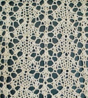 Easy Lace Free Knitting Stitch.