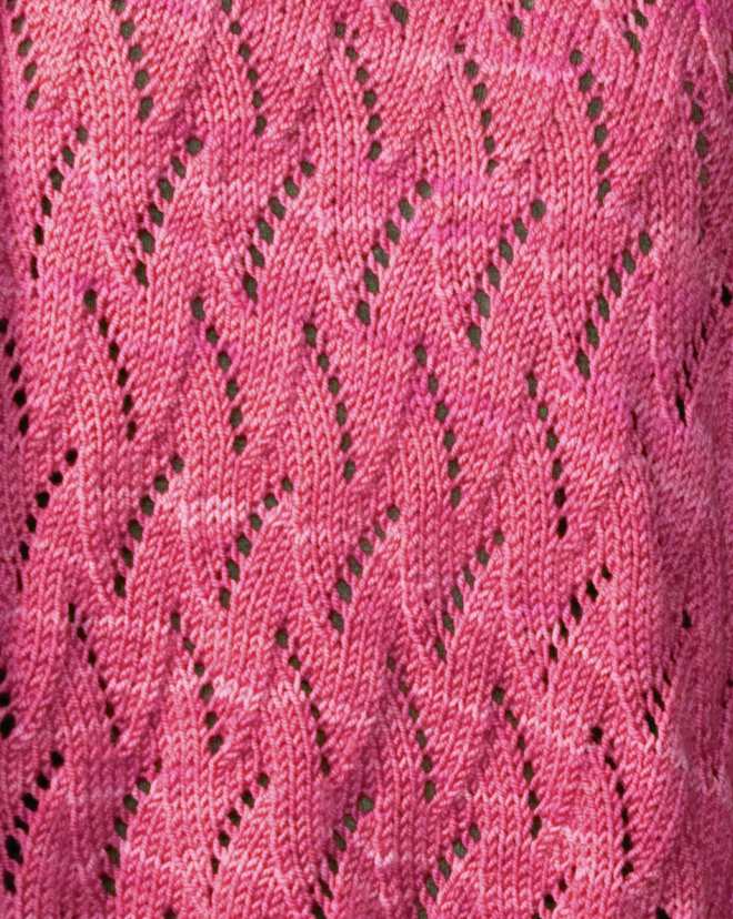 Free Flame Chevron Knitting Stitch