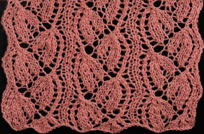 Free Knitted Lace Stitch Dayflower