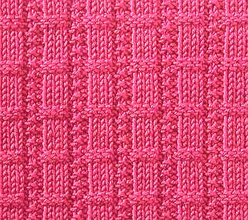 Free Waffle Ribs Knitting Stitch