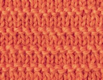 Basic knit and purl patterns