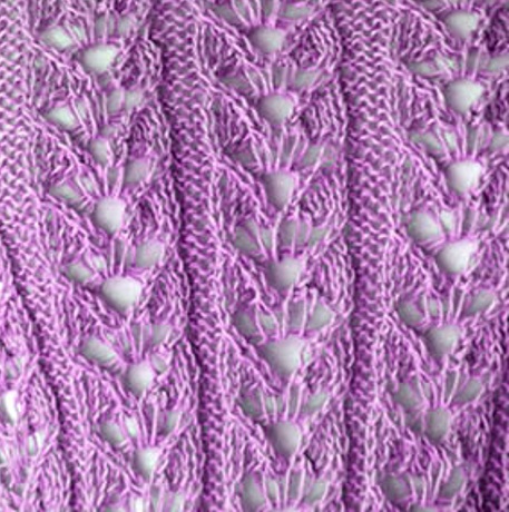Free Knitting Stitch Pattern Horseshoe Lace