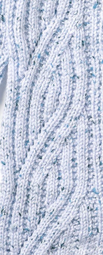 Rib Cable Knitting Stitch Panel