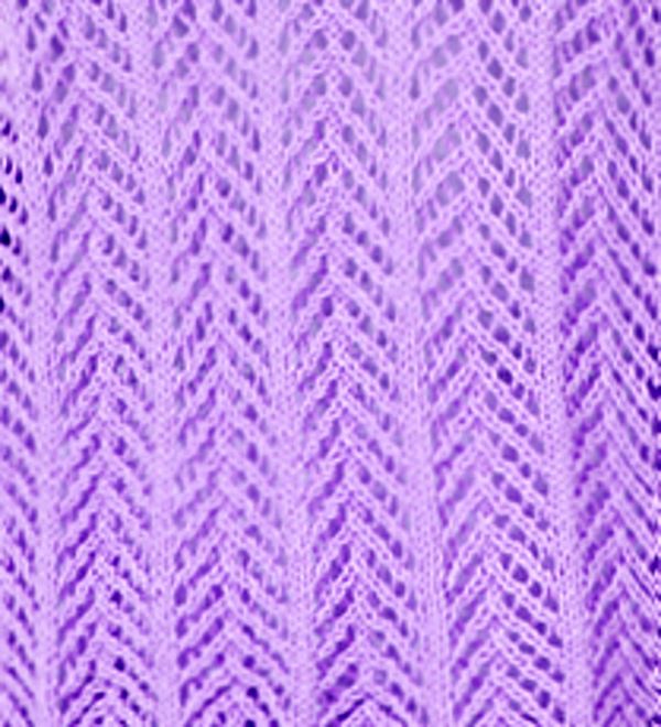 Arrowhead lace knitting stitch pattern free