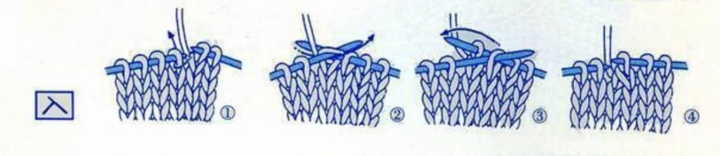 Japanese knitting symbol for ssk