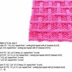 Lattice and Moss Free Knitting Stitch