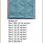 Knit and Purl Sideways Triangle Waves