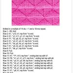 Knit and Purl Triangle Pattern Stitch